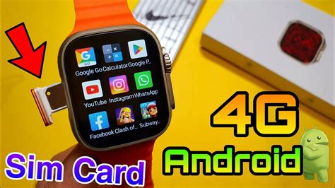 4g smart watch sim card|smart watch with sim facility.